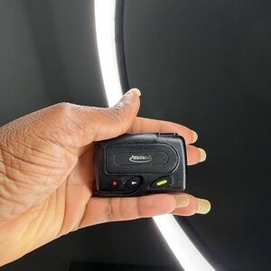 Motorola Black and Green Pager